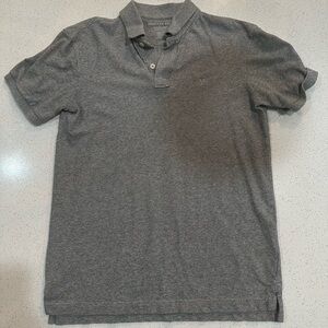 American Eagle Outfitters Gray Polo